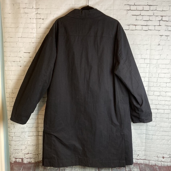 Eddie Bauer Wool Jacket & Quilted Lined Trench M Zip-out Liner Classic Car Coat - Picture 3 of 15